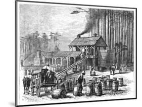 Turpentine Distillery, North Carolina, 1870-Edwin Austin Abbey-Mounted Giclee Print