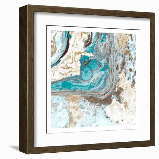 Turquoise 1-Kimberly Allen-Framed Art Print