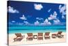 Turquoise Atoll-Mike Toy-Stretched Canvas