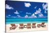 Turquoise Atoll-Mike Toy-Stretched Canvas