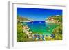 Turquoise Beaches of Rhodes,Greece-Maugli-l-Framed Photographic Print