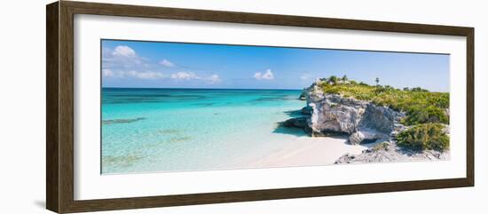 Turquoise Blue Waters, Dramatic Limestone Cliffs, At Lighthouse Point, Island Of Eleuthera, Bahamas-Erik Kruthoff-Framed Photographic Print