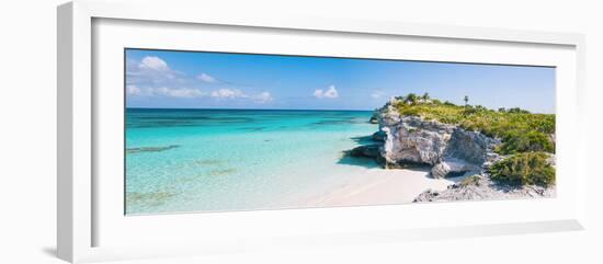 Turquoise Blue Waters, Dramatic Limestone Cliffs, At Lighthouse Point, Island Of Eleuthera, Bahamas-Erik Kruthoff-Framed Photographic Print