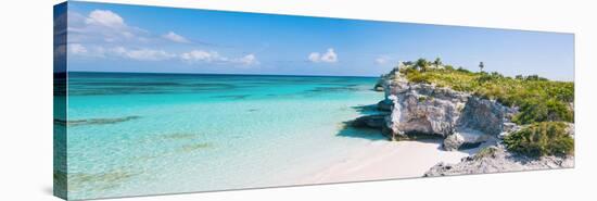 Turquoise Blue Waters, Dramatic Limestone Cliffs, At Lighthouse Point, Island Of Eleuthera, Bahamas-Erik Kruthoff-Stretched Canvas