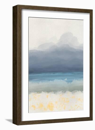 Turquoise Breeze 1-Melody Hogan-Framed Art Print