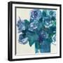 Turquoise Bunch I-Samuel Dixon-Framed Art Print