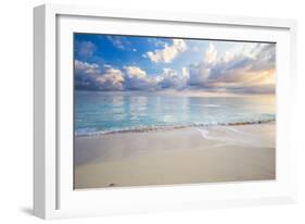 Turquoise Caribbean Waters On A White Sand Beach At Sunrise Image Taken In Eleuthera, The Bahamas-Erik Kruthoff-Framed Photographic Print