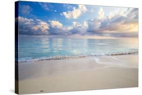 Turquoise Caribbean Waters On A White Sand Beach At Sunrise Image Taken In Eleuthera, The Bahamas-Erik Kruthoff-Stretched Canvas