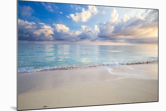 Turquoise Caribbean Waters On A White Sand Beach At Sunrise Image Taken In Eleuthera, The Bahamas-Erik Kruthoff-Mounted Photographic Print