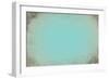 Turquoise Cracked Background-krasstin-Framed Art Print