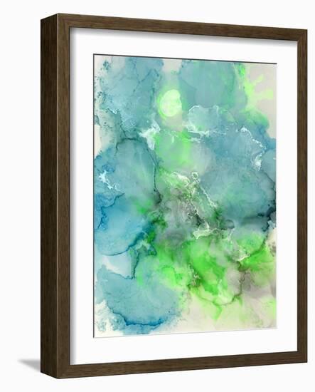 Turquoise Crystal-Kim Curinga-Framed Art Print