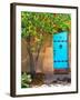 Turquoise Door, Santa Fe, New Mexico-Tom Haseltine-Framed Photographic Print