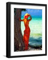 Turquoise Dreams, Cayman Islands-George Oze-Framed Photographic Print