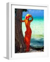 Turquoise Dreams, Cayman Islands-George Oze-Framed Photographic Print