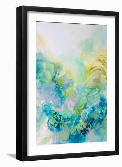 Turquoise Flow I-Jennifer Gardner-Framed Art Print