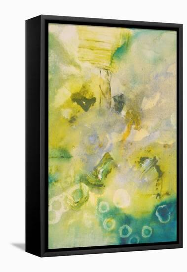 Turquoise Flow II-Jennifer Gardner-Framed Stretched Canvas