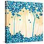 Turquoise Forest-Herb Dickinson-Stretched Canvas