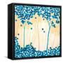 Turquoise Forest-Herb Dickinson-Framed Stretched Canvas