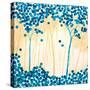 Turquoise Forest-Herb Dickinson-Stretched Canvas