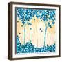 Turquoise Forest-Herb Dickinson-Framed Photographic Print