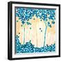 Turquoise Forest-Herb Dickinson-Framed Photographic Print