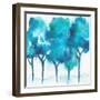 Turquoise Forest-Joyce Combs-Framed Art Print