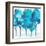 Turquoise Forest-Joyce Combs-Framed Art Print