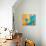 Turquoise Fortune-Sally Bennett Baxley-Stretched Canvas displayed on a wall