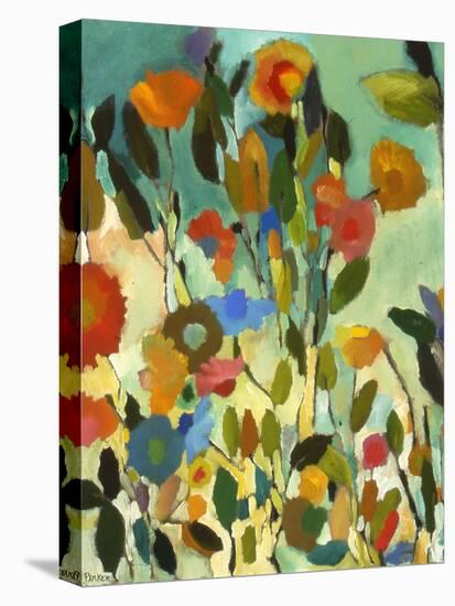 Turquoise Garden-Kim Parker-Stretched Canvas