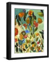 Turquoise Garden-Kim Parker-Framed Premium Giclee Print