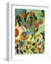 Turquoise Garden-Kim Parker-Framed Premium Giclee Print