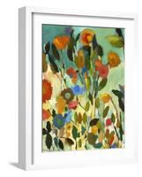 Turquoise Garden-Kim Parker-Framed Giclee Print