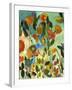 Turquoise Garden-Kim Parker-Framed Giclee Print