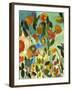 Turquoise Garden-Kim Parker-Framed Giclee Print