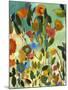 Turquoise Garden-Kim Parker-Mounted Giclee Print