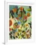 Turquoise Garden-Kim Parker-Framed Giclee Print