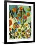 Turquoise Garden-Kim Parker-Framed Giclee Print