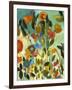 Turquoise Garden-Kim Parker-Framed Giclee Print