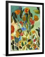 Turquoise Garden-Kim Parker-Framed Giclee Print