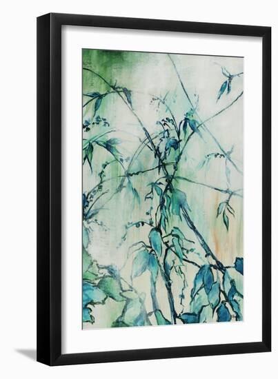 Turquoise Garden-Rikki Drotar-Framed Giclee Print