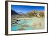 Turquoise Glacier Lake in Front of Mount Cook, South Island, New Zealand, Pacific-Michael Runkel-Framed Photographic Print