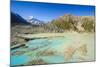 Turquoise Glacier Lake in Front of Mount Cook, South Island, New Zealand, Pacific-Michael Runkel-Mounted Photographic Print