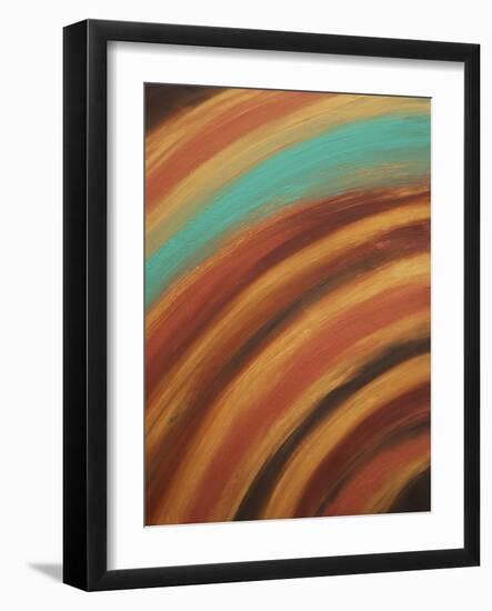 Turquoise Horizon-Hilary Winfield-Framed Giclee Print