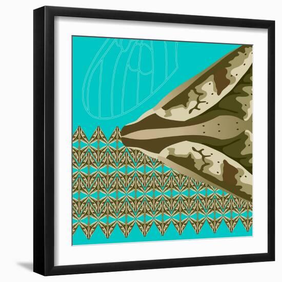 Turquoise Kai-Belen Mena-Framed Giclee Print
