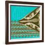 Turquoise Kai-Belen Mena-Framed Giclee Print