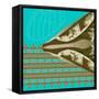 Turquoise Kai-Belen Mena-Framed Stretched Canvas