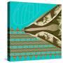 Turquoise Kai-Belen Mena-Stretched Canvas