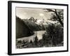 Turquoise Lake, Mt, 1922-Asahel Curtis-Framed Giclee Print