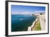 Turquoise Mediterranean Sea and Ortigia Castle (Castello Maniace) (Castle Maniace)-Matthew Williams-Ellis-Framed Photographic Print