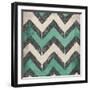 Turquoise Modele I-Elizabeth Medley-Framed Art Print